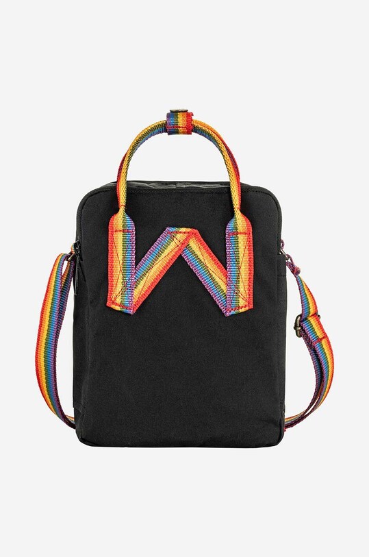 Αξεσουάρ Σακίδιο Fjallraven Kanken Rainbow Sling F23623.550.907 μαύρο