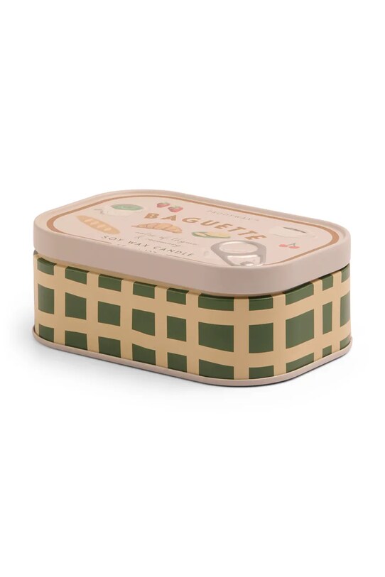 Κερί σόγιας Paddywax Baguette Printed Tin, Rosemary Thyme127 g πολύχρωμο BIS0402EU