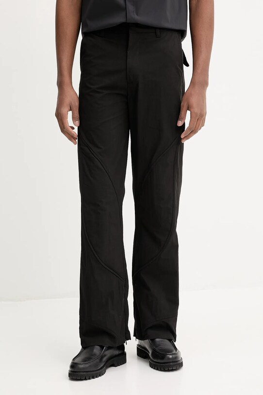 Παντελόνι Heliot Emil ύφασμα μαύρο SS25.M.10.108.BLK01.CO