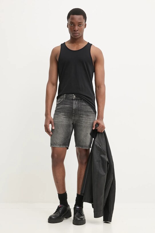 Τζιν σορτς Diesel D-FIN SHORTS A14621.0GRDX γκρί AA00