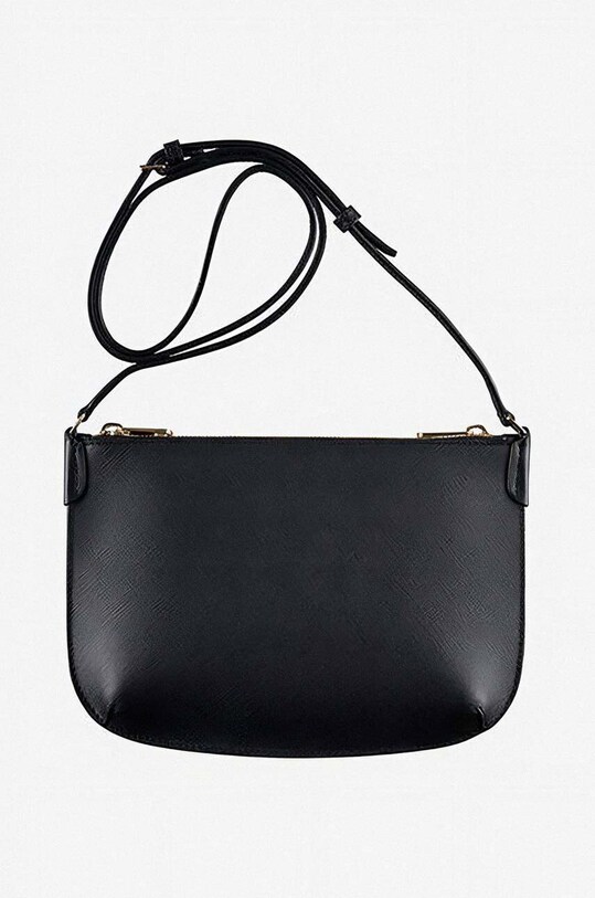 Αξεσουάρ Δερμάτινη τσάντα A.P.C. Sac Sarah PXBJQ-F61404 BLACK PXBJQ.F61404 μαύρο