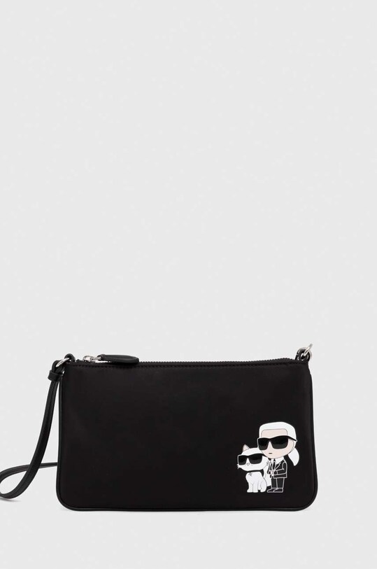 Σακίδιο Karl Lagerfeld υφασμάτινο μαύρο 240W3230