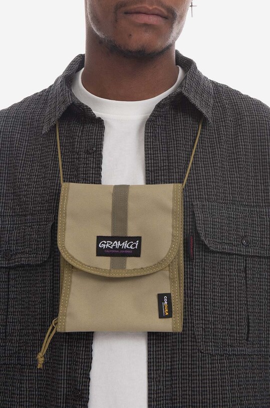 Σακίδιο Gramicci Cordura Neck Pouch υφασμάτινο μπεζ G3SB.085