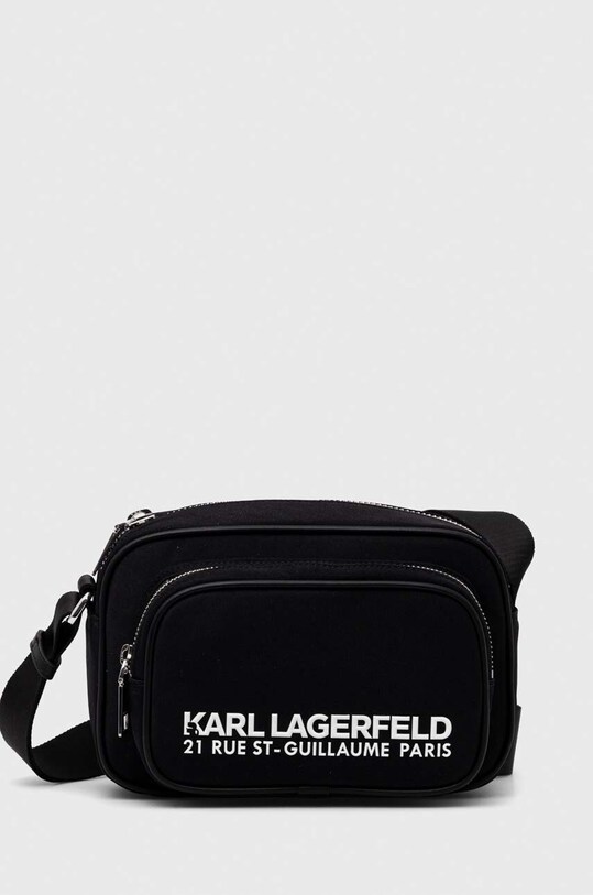 Σακίδιο Karl Lagerfeld υφασμάτινο μαύρο 241M3052