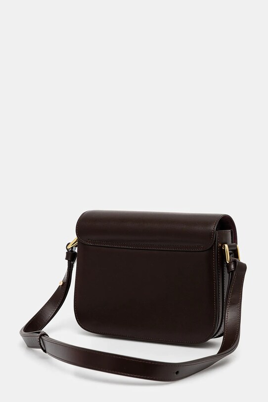 Αξεσουάρ Δερμάτινη τσάντα A.P.C. A.P.C. Sac Grace Mini PXBMW-F61515 BLACK PXBMW.F61515 καφέ