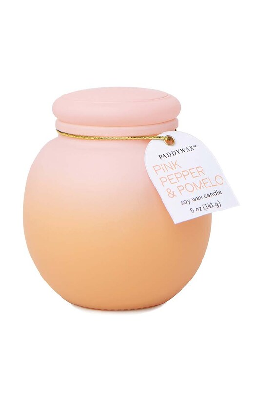 Αρωματικό κερί σόγιας Paddywax Pink Pepper & Pomelo 141g πολύχρωμο ORB0502EU