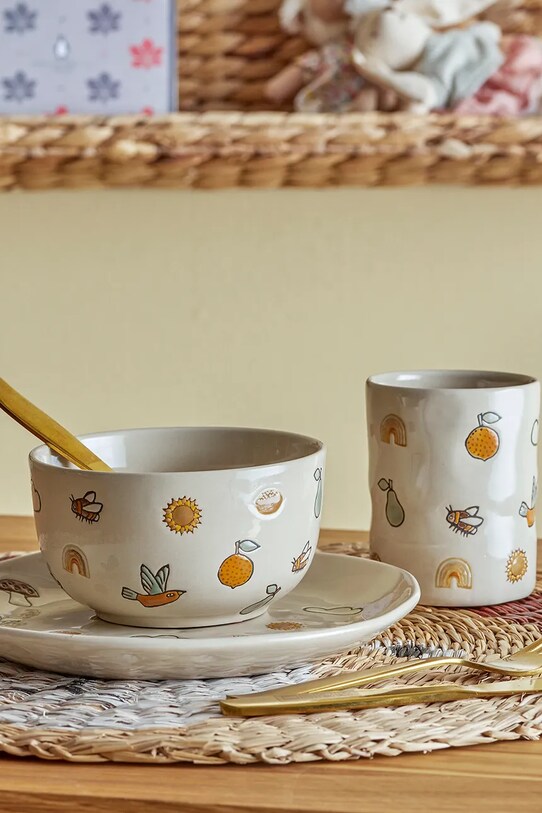 Παιδικό σετ πρωινού Bloomingville Agnes 3-pack 82060925 πολύχρωμο AA00
