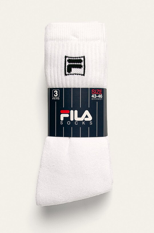 Fila - Κάλτσες (3-pack) F9000.M λευκό AW19