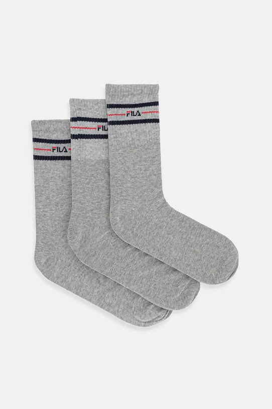 Fila - Κάλτσες (3 pack) ψηλές κάλτσες γκρί F9092.M