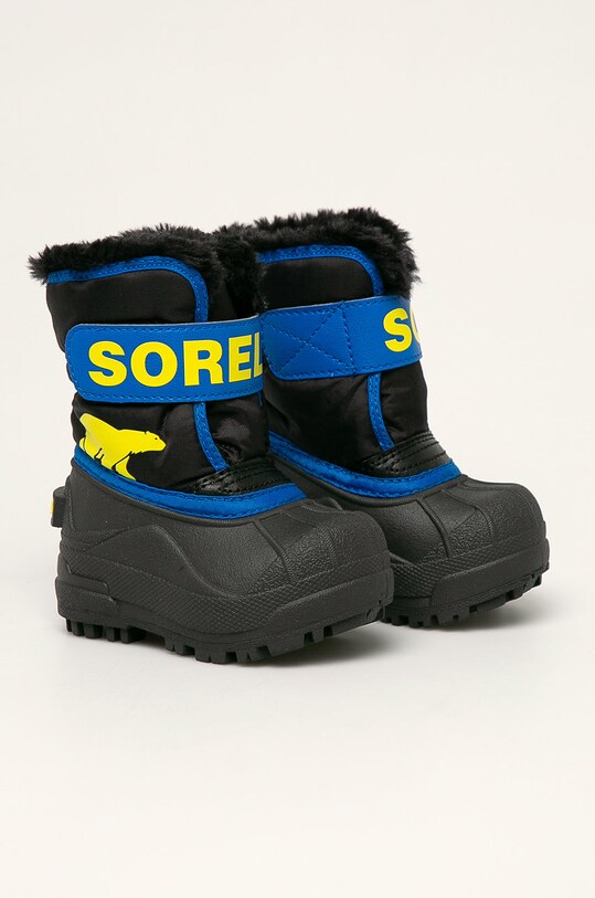 Sorel - Παιδικές μπότες χιονιού Snow Commander 1869562. μαύρο AW20