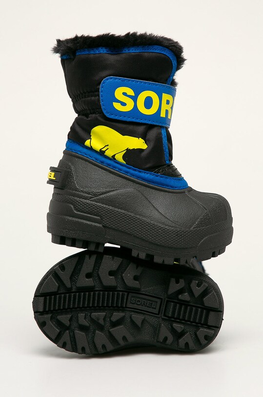 Sorel - Παιδικές μπότες χιονιού Snow Commander μαύρο 1869562.