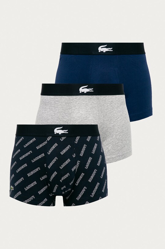 Μποξεράκια Lacoste 3-pack εφαρμοστό σορτς μπόξερ σκούρο μπλε 5H1774