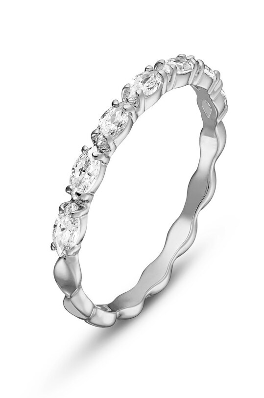Swarovski - Δαχτυλίδι Vittore Marquise 5366570 γκρί AW21
