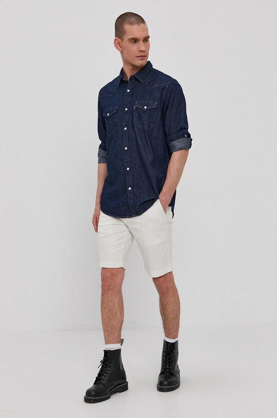 Βαμβακερό πουκάμισο Levi's 85744.0000 σκούρο μπλε