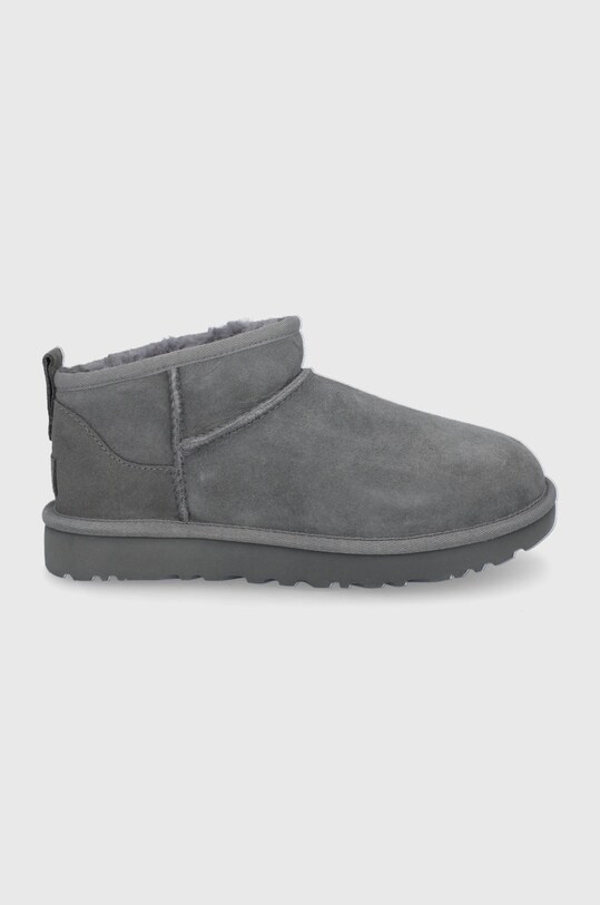 Μπότες σουέτ UGG Classic Ultra Mini χωρίς φερμουάρ γκρί 1116109.GREY