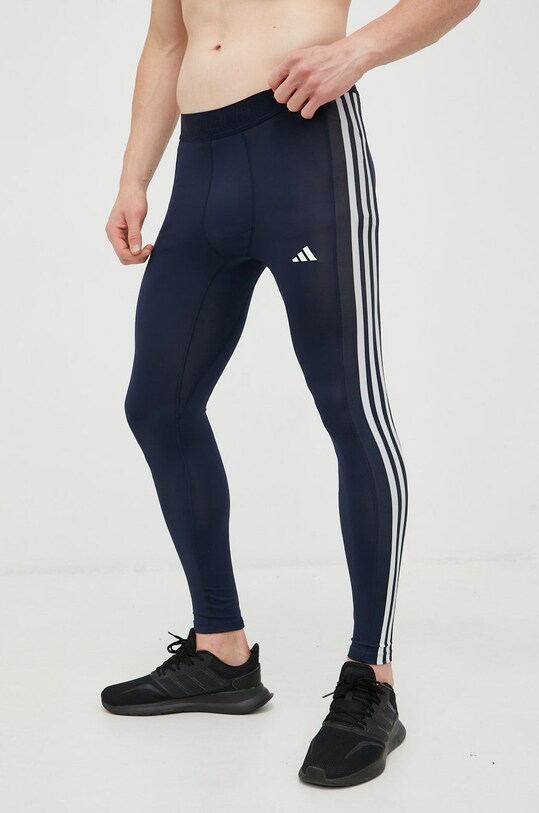 Κολάν προπόνησης adidas Performance 3-stripes HJ9923 σκούρο μπλε AW22