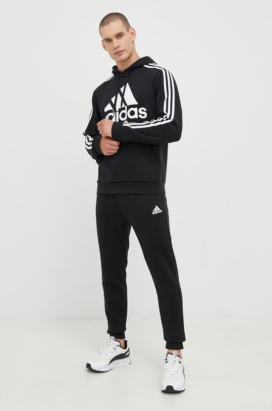 Παντελόνι φόρμας adidas μαύρο HL2236