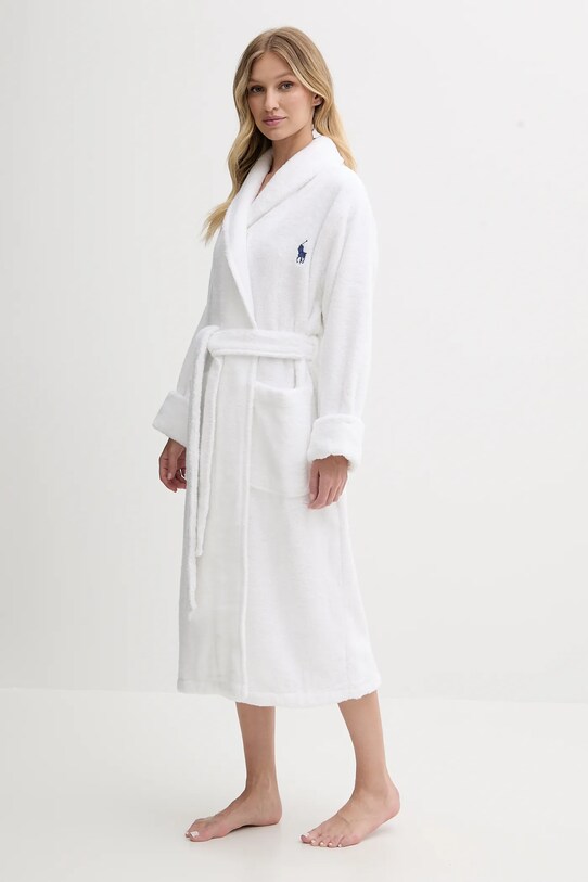 Ρούχα Βαμβακερό μπουρνούζι Polo Ralph Lauren 4P0008 λευκό