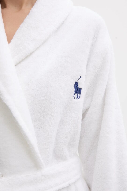 Βαμβακερό μπουρνούζι Polo Ralph Lauren 4P0008 λευκό