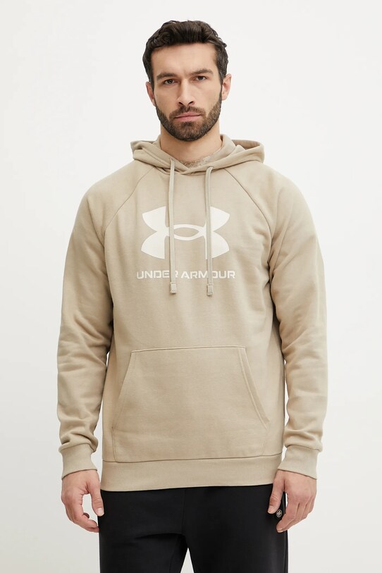 Μπλούζα Under Armour με κουκούλα πράσινο 1379758
