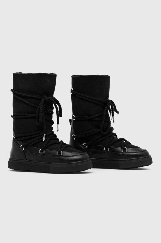 Δερμάτινες μπότες χιονιού Inuikii Classic High Laced 75107.096.Black μαύρο AW23