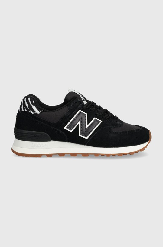 Αθλητικά New Balance WL574XB2 δέρμα σαμουά μαύρο WL574XB2
