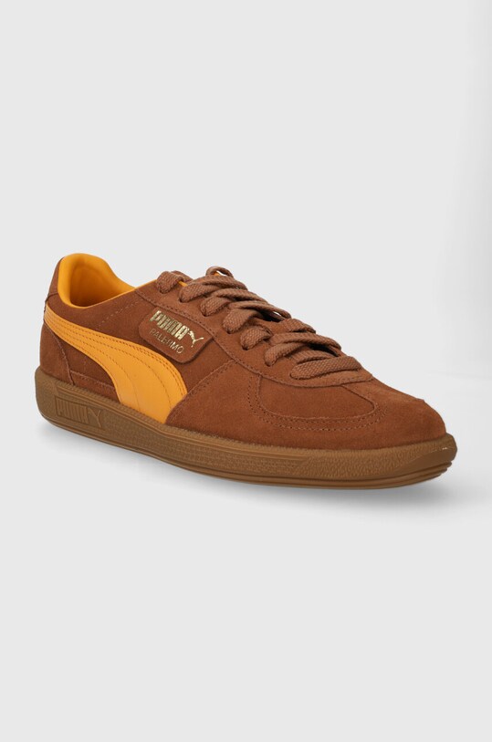 Σουέτ αθλητικά παπούτσια Puma Palermo Cobalt Glaze 396463 καφέ SS25