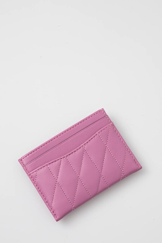 Δερμάτινη θήκη για κάρτες Coach Essential Card Case CM434 ροζ AA00