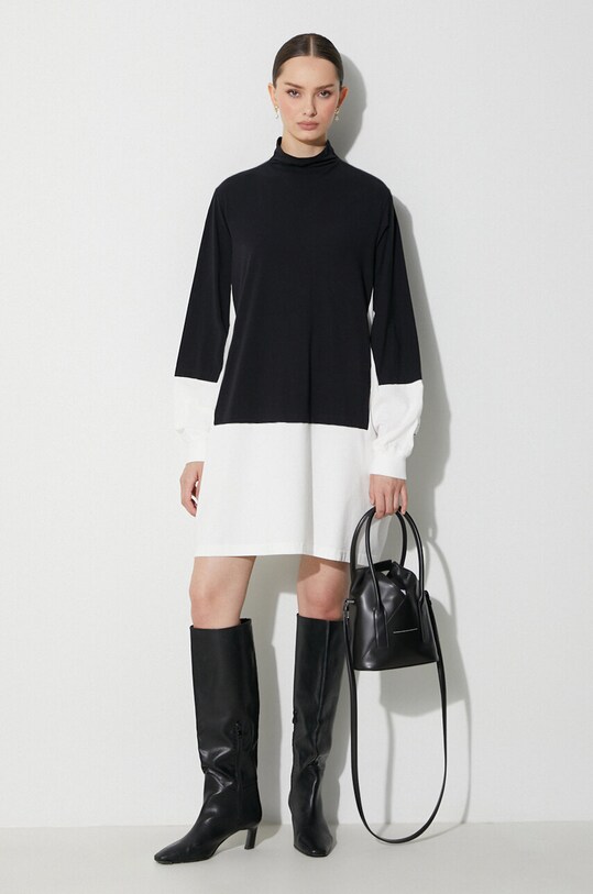 Φόρεμα MM6 Maison Margiela S62CT0244 μαύρο AW23