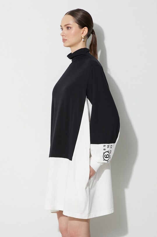 Φόρεμα MM6 Maison Margiela μαύρο S62CT0244