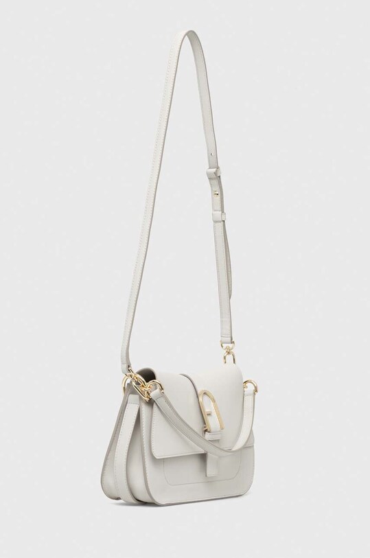 Δερμάτινη τσάντα Furla WB00996.BX2045.1704S λευκό AW23