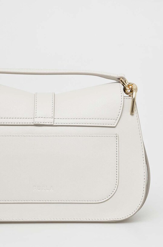Δερμάτινη τσάντα Furla WB00996.BX2045.1704S λευκό