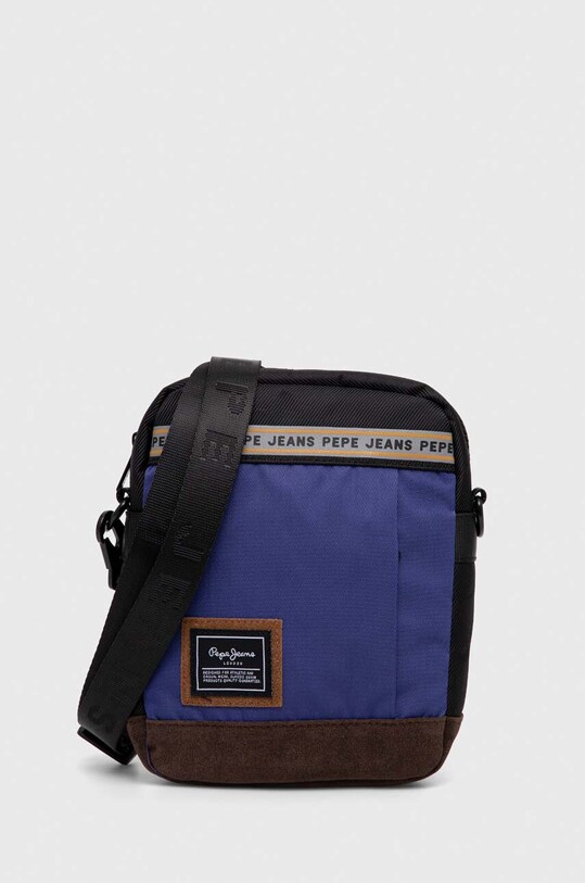 Σακίδιο Pepe Jeans υφασμάτινο σκούρο μπλε PM030775.551