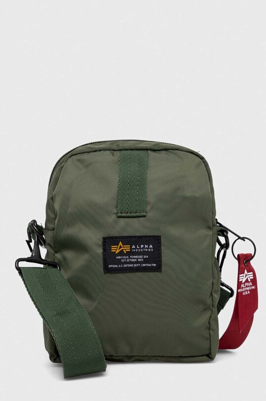 Σακίδιο Alpha Industries υφασμάτινο πράσινο 196924.01