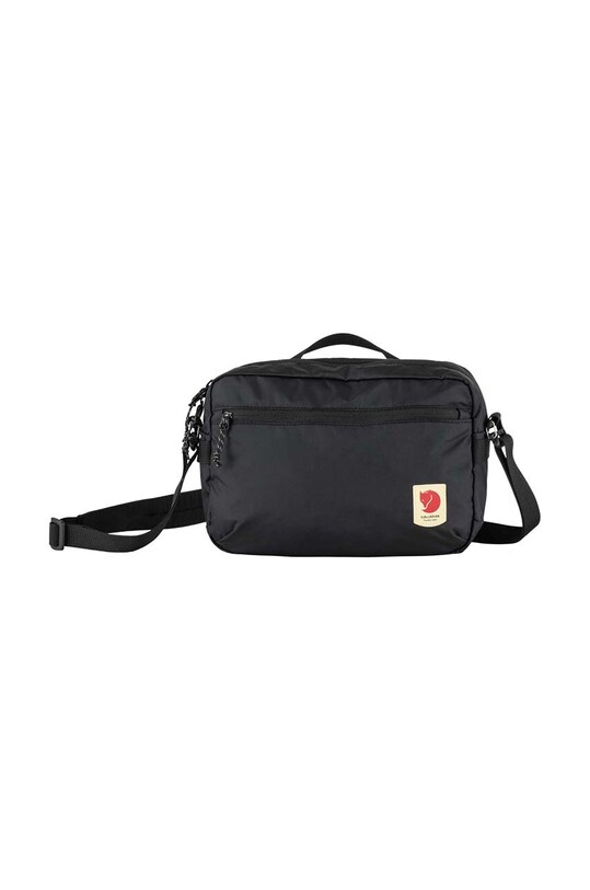 Σακίδιο Fjallraven F23227.550 High Coast Crossbody υφασμάτινο μαύρο F23227.550