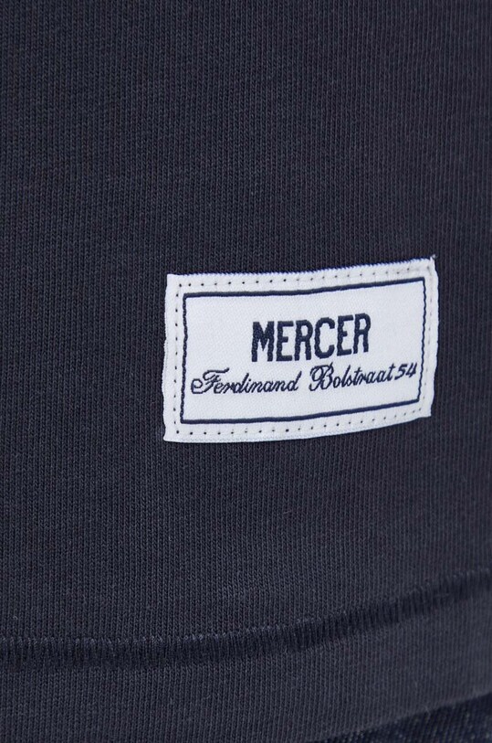 Βαμβακερό μπλουζάκι The Mercer Brand MEAP233006 σκούρο μπλε
