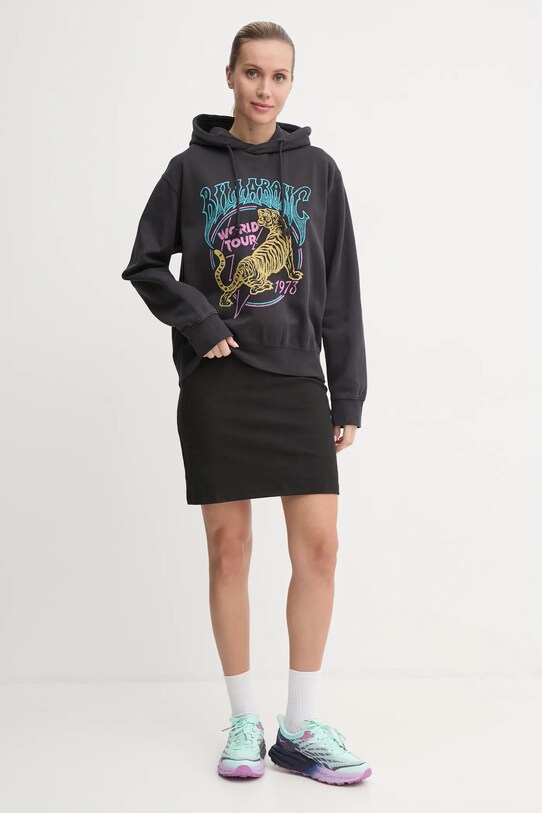 Μπλούζα Billabong Tiger Tour EBJSF00157 μαύρο AW24
