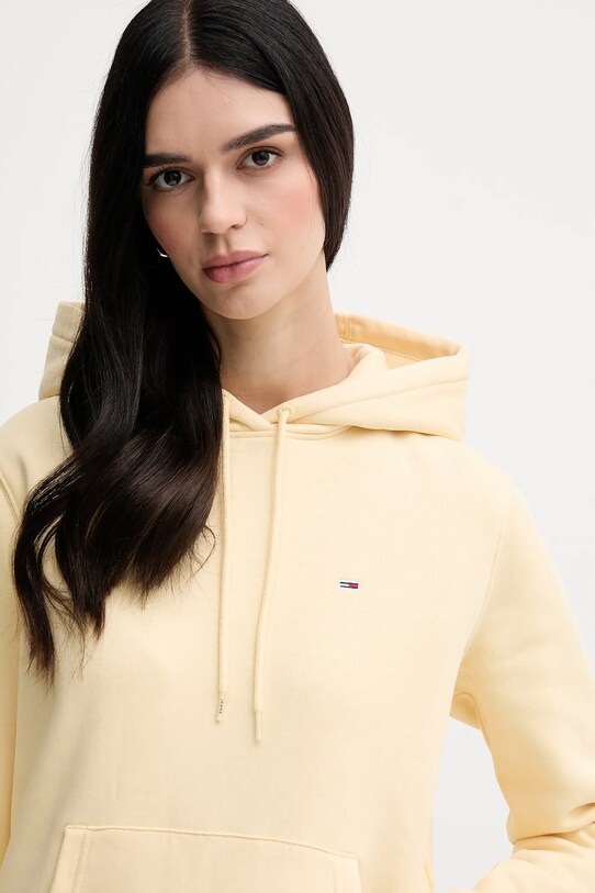 Ρούχα Μπλούζα Tommy Jeans DW0DW19958 μπεζ