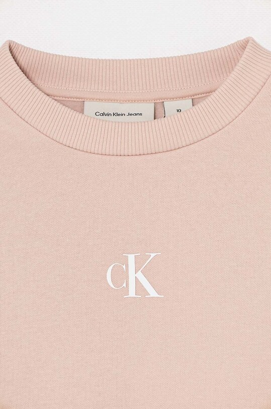 Παιδική μπλούζα Calvin Klein Jeans ροζ IG0IG02639.9BYH.