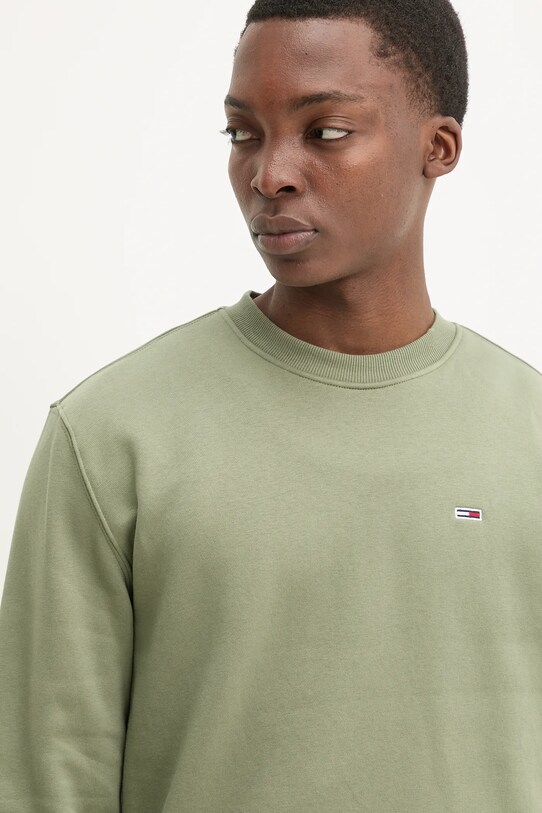 Μπλούζα Tommy Jeans πράσινο DM0DM20741