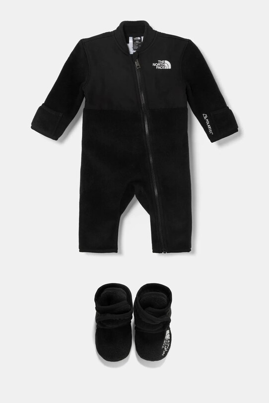Ολόσωμη φόρμα μωρού The North Face BABDENALI ONE PIECE SET μακρύ μαύρο NF0A88W0JK31