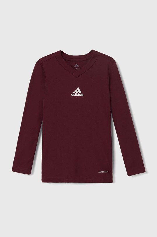 Παιδικό μακρυμάνικο adidas Performance TEAM BASE TEE Y άλλο μπορντό GN7510