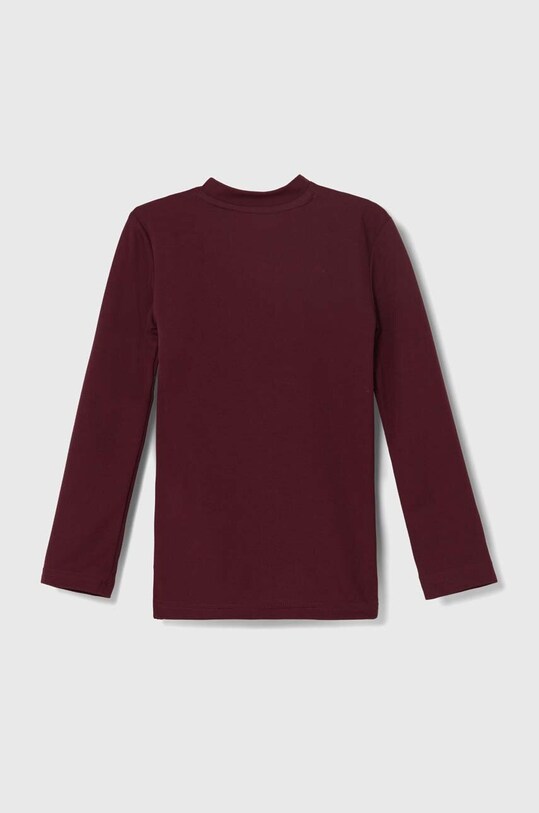 Παιδικό μακρυμάνικο adidas Performance TEAM BASE TEE Y GN7510 μπορντό AW24