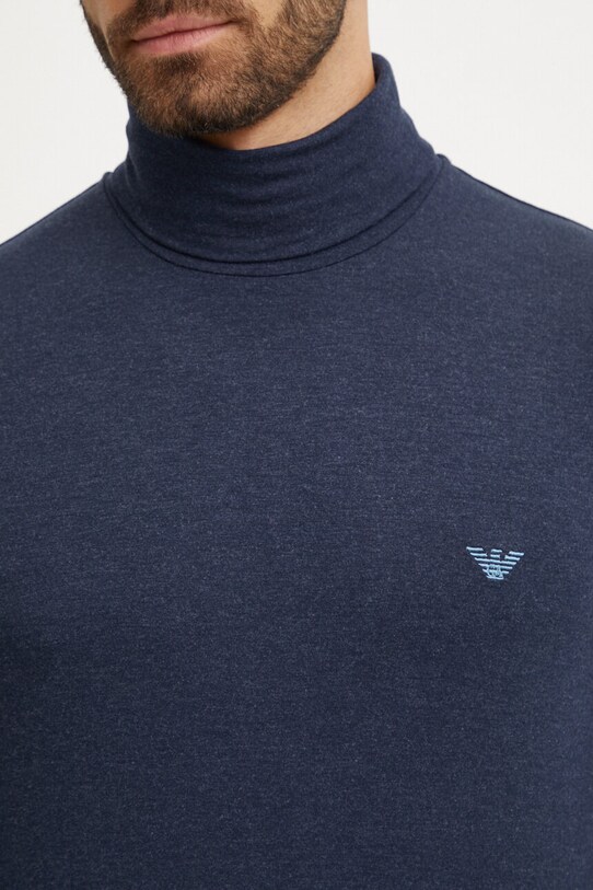 Longsleeve Emporio Armani Underwear σκούρο μπλε 112066.4F584