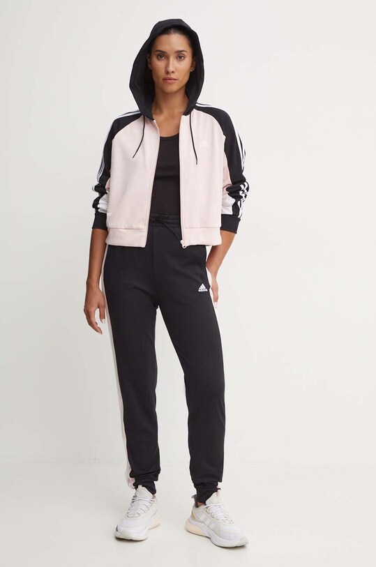 Φόρμα adidas Boldblock πλεκτό ύφασμα μαύρο IX3744
