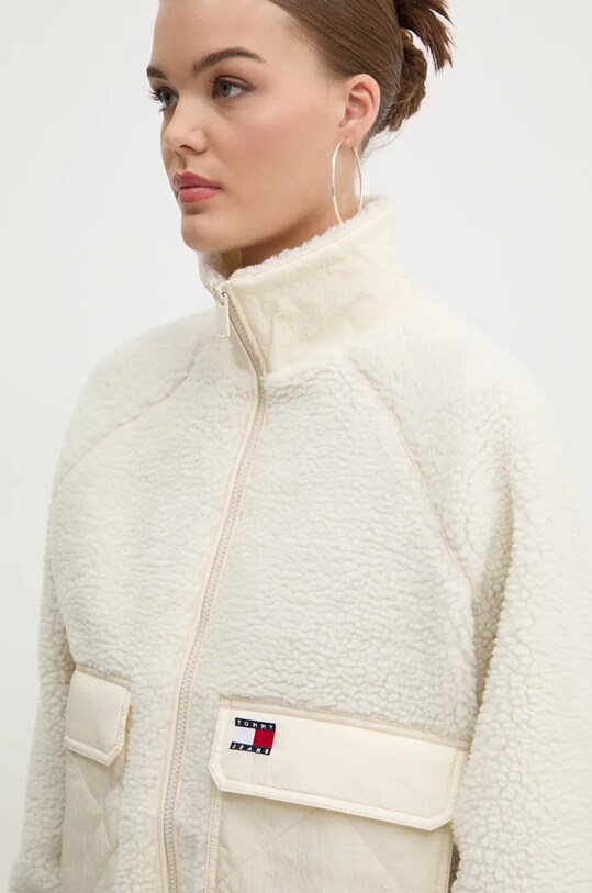 Μπουφάν Tommy Jeans μπεζ DW0DW18303