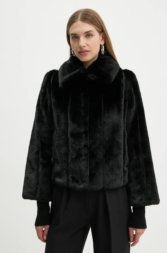 Παλτό Patrizia Pepe 2O0138.E5T7 μαύρο AW24