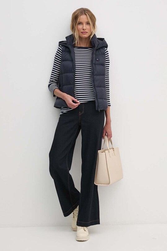 Αμάνικο από πούπουλα Tommy Hilfiger WW0WW43582 σκούρο μπλε AW24