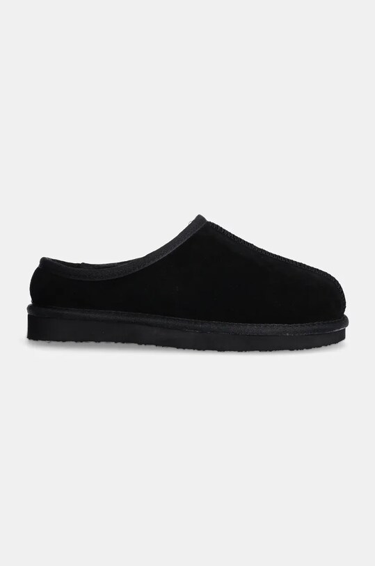 Παντόφλες σουέτ Bianco BIASNOW 11251341 μαύρο AW24