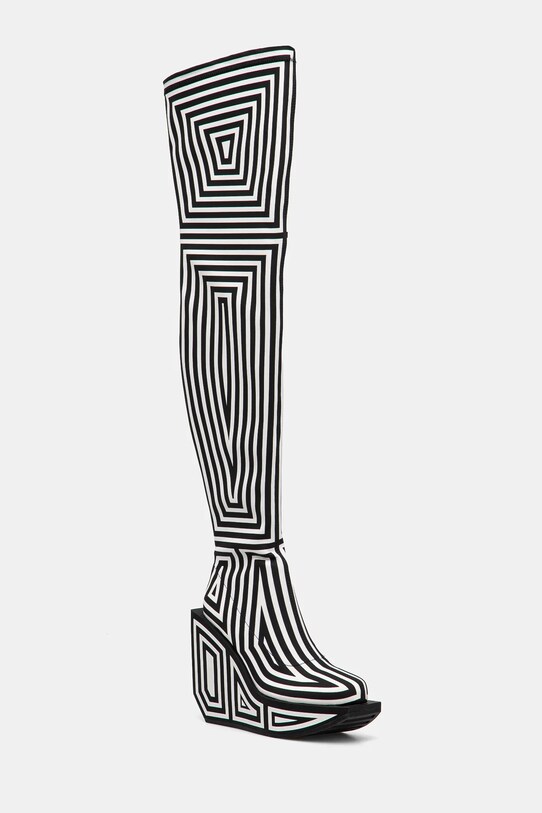 Μπότες United Nude Wa Long Boot Hi πλατφόρμα μαύρο 1087851082